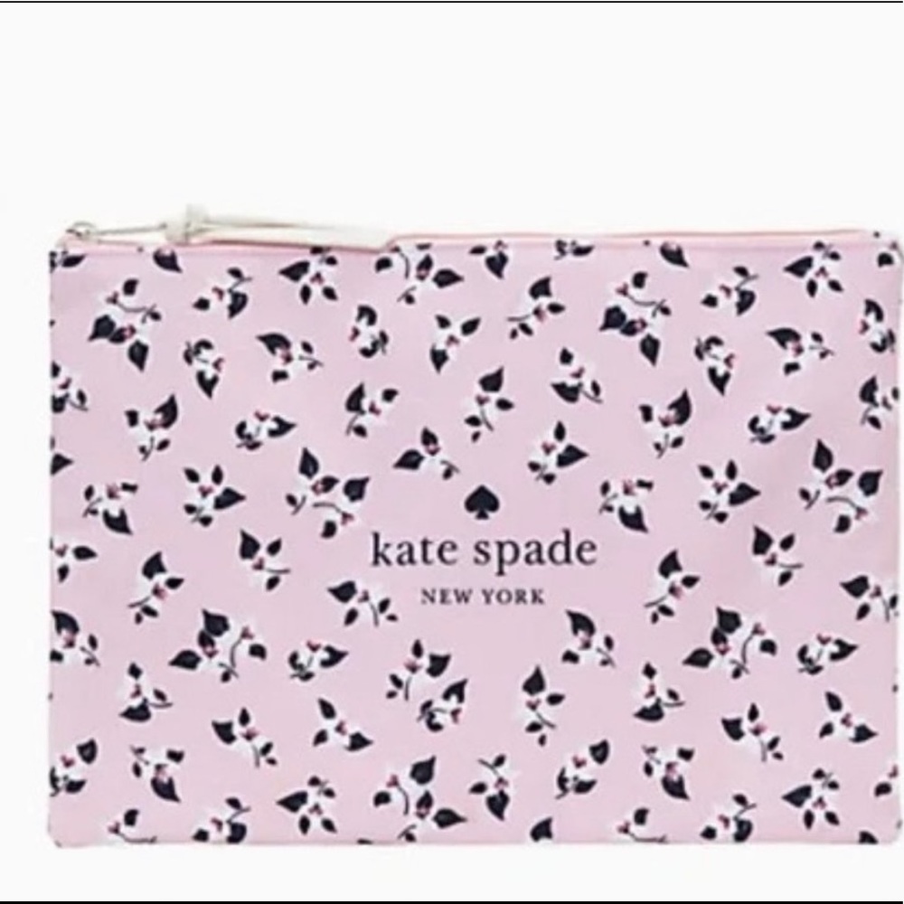 ♠️Kate Spade Canvas Floral
Print Zip Pouch